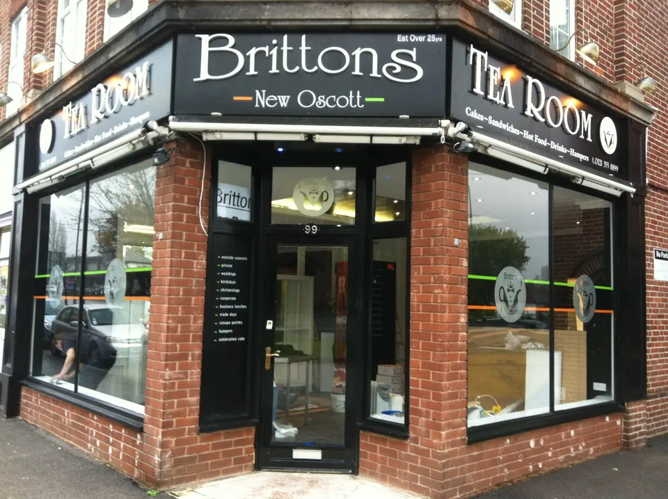 Exterior shopfront signage