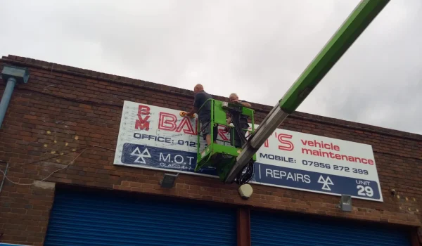 Exterior Commercial Building Signage