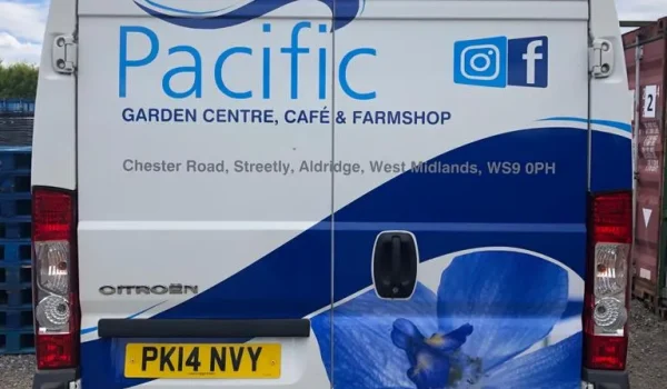 Citroen Van vehicle graphics including printed vinly and vinyl wrap