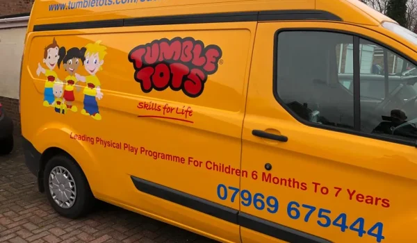 Tumble Tots Van Livery