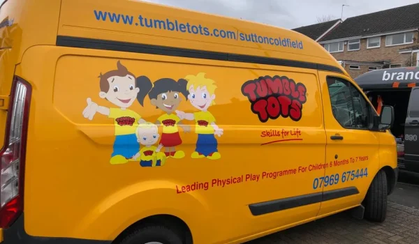 Tumble Tots Van Livery