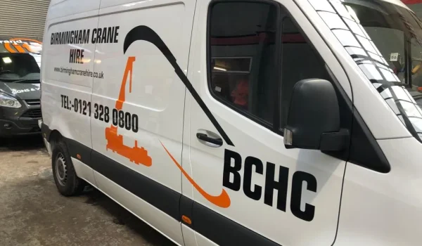 Van Livery for Crane Hire Company