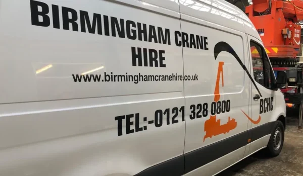 Van Livery for Crane Hire Company