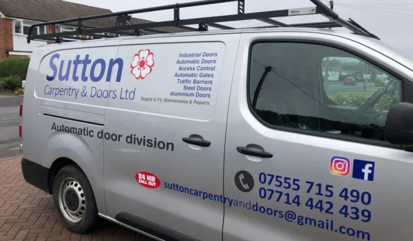 Citroen Van sign written with vinyl lettering