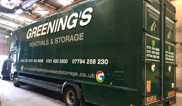 Lorry Vehicle Signwriting Supply & fit of graphics to Removal Lorry to include Google logo